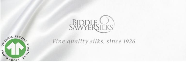 Biddle Sawyer Silk logo v/GOTS